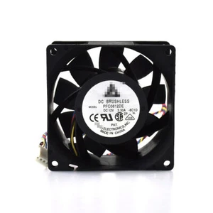 Server fan PFC0812DE for Delta Large Air Volume PWM Control Speed 4Pins 3.3A 8CM - Picture 1 of 4