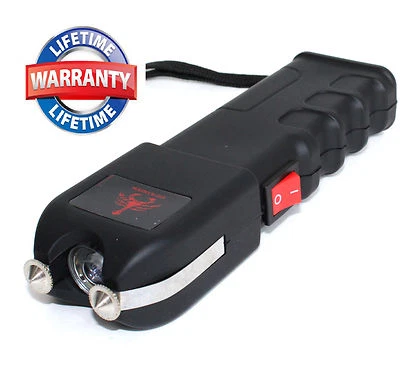 VIPETEK Stun Gun Rechargeable 800 BV Self Defense with LED Light + Holster