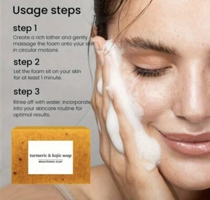Tumeric Bundle Serum & Tumeric Kojic Acid Facial Soap - Picture 1 of 3