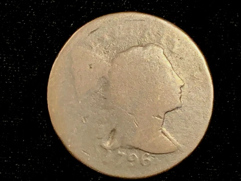1796 Liberty Cap Cent S-82 R5 Rare Variety Cover