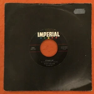 Ricky Nelson- Stood Up- Waitin In School- Imperial Records 7” 1957 - Picture 1 of 2