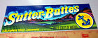 Vintage Original Label, 1950S Sutter Buttes Brand Fruit Crate Label, Beautiful