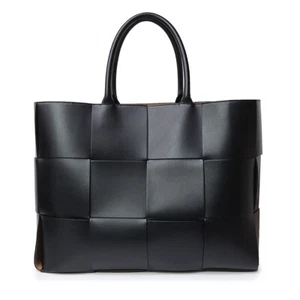 BOTTEGA VENETA Large Arco Tote Bag Tote Calfskin, Nero 608608 - Picture 1 of 11