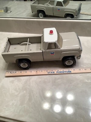 Vintage Tonka Chevron Service Dodge Pickup Truck Pressed Steel - Image 1 of 4