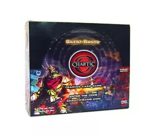 Chaotic TCG Silent Sands Booster Box - First Edition 24 packs sealed new - Picture 1 of 3
