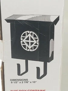 Solar Group Black Residential Vertical Style Mailbox  New In Box with Key - Picture 1 of 12
