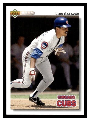 1992 Upper Deck  #638 Luis Salazar - Chicago Cubs - Image 1 of 2