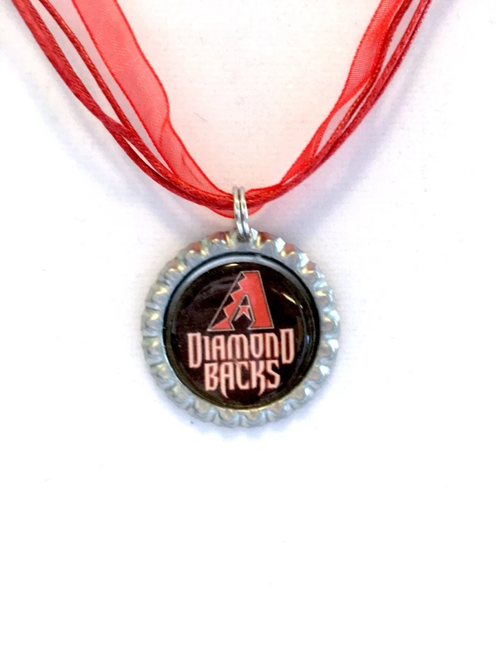 BASEBALL FANS!!  Arizona DIAMONDBACKS Baseball Necklace - Image 1 of 1