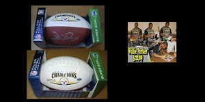WILLIE PARKER FIRMADO PITTSBURGH STEELERS SUPER BOWL 43 CAMPEONES FÚTBOL AMERICANO CON CERTIFICADO DE AUTENTICIDAD - Imagen 1 de 2