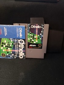 Othello Video Game Nintendo NES 1988 Cartridge Book, Sleeve -  Untested