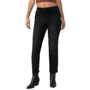 Sanctuary Women's Morning Fog Raw Hem High Rise Denim Straight Leg Jeans Size 30 - Picture 1 of 9