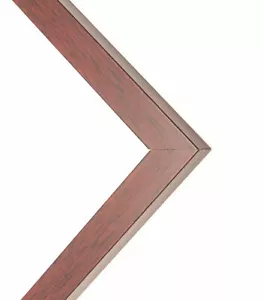 5x5 Flat Cherry Wood Frame- "The Edge" Thin - Great for Posters, Photos, Art Pri - Picture 1 of 5