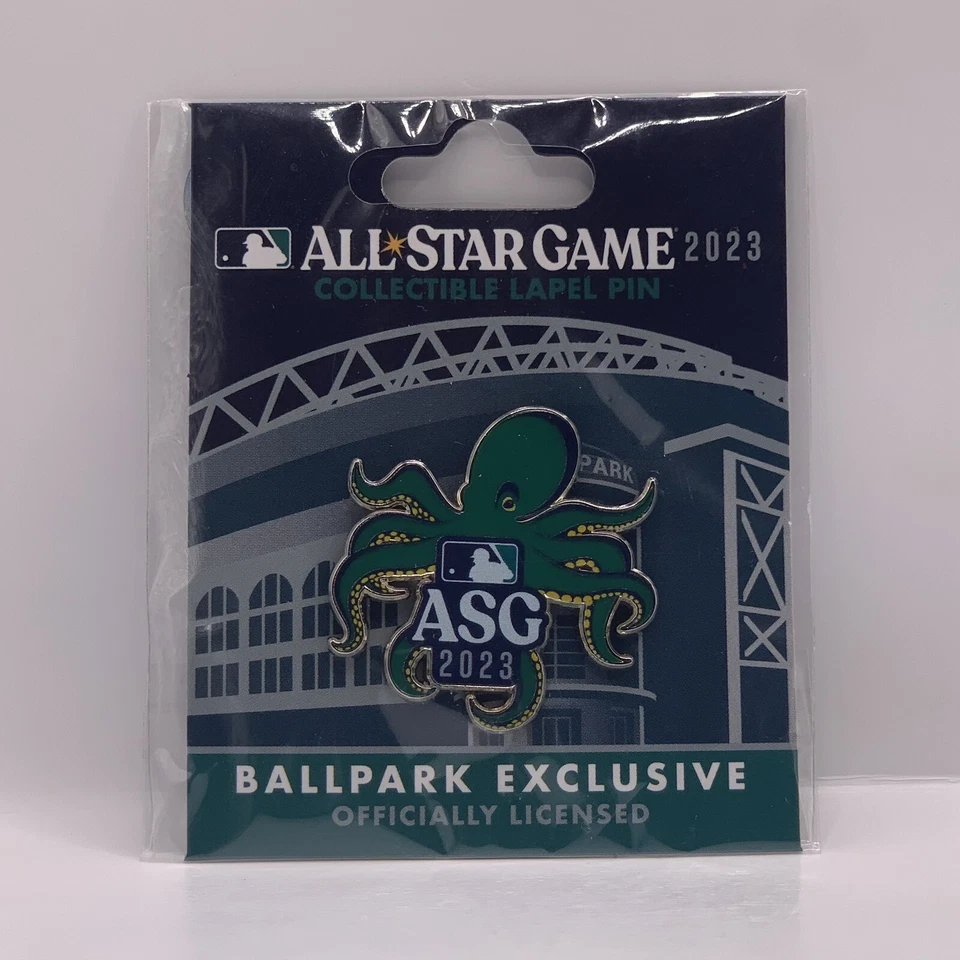2023 ALL STAR GAME OCTOPUS SEATTLE BALLPARK EXCLUSIVE COLLECTIBLE LAPEL PIN 🐙 - Image 1 of 1