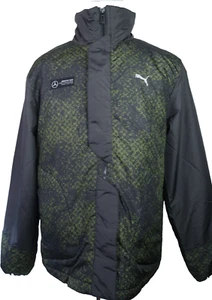 Puma Mercedes AMG Petronas F1 Team Street Jacket Down Full Zip Men Size Medium - Picture 1 of 11