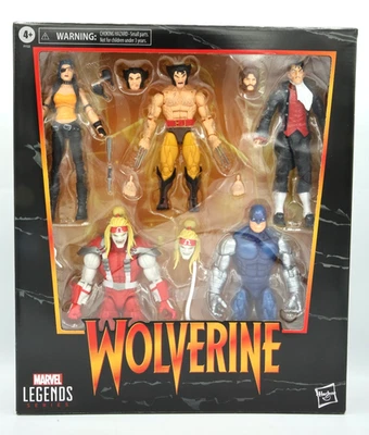 Hasbro Wolverine Paquete de 5 CYBER, CALLISTO, MASTERMIND, OMEGA ROJO Marvel Legends Foto 1 de 3
