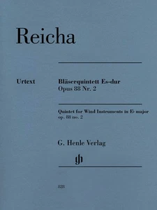 Reicha Quintet Wind Instruments in E-flat Major Op 88 No 2 Henle Urtext Book - Picture 1 of 1