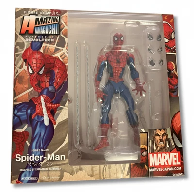 Amazing Yamaguchi Marvel Spider-Man No.002 Revoltech Action Figure Japan Used - Image 1 of 4