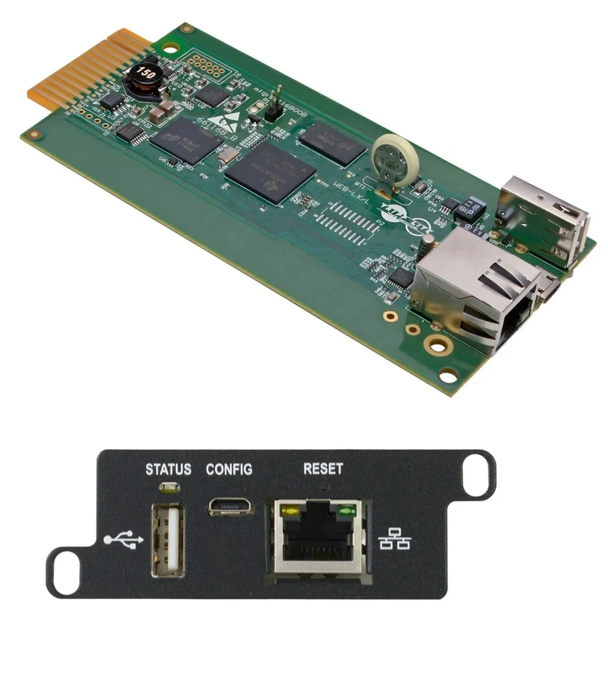 Tripp Lite 66116B-B WEBCARDLX Web Management Card Web-LX/L With Faceplate - Image 1 of 4