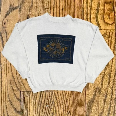 Vintage Structure Cozy Embroidered Knit Sweater   - Image 1 of 4