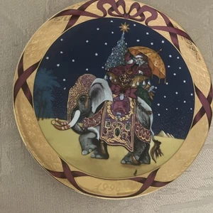 Bing & Grondahl 1996 Plate Christmas Around the World Santa in the Orient. - Picture 1 of 7