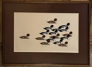 Signed Rie Munoz (1921-2015) Raft Of Ducks Fine Art Print COA 664/950 21”x28.5” - Picture 1 of 10