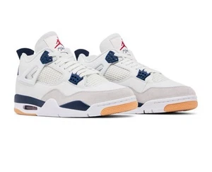 🔥Nike SB x Air Jordan 4 Retro SP Navy, Size 9M, IN HAND🔥 - Picture 1 of 6