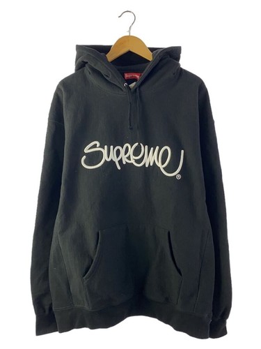 Felpa con cappuccio Supreme 22SS rialzata stile mano Parka XXL cotone BLK
