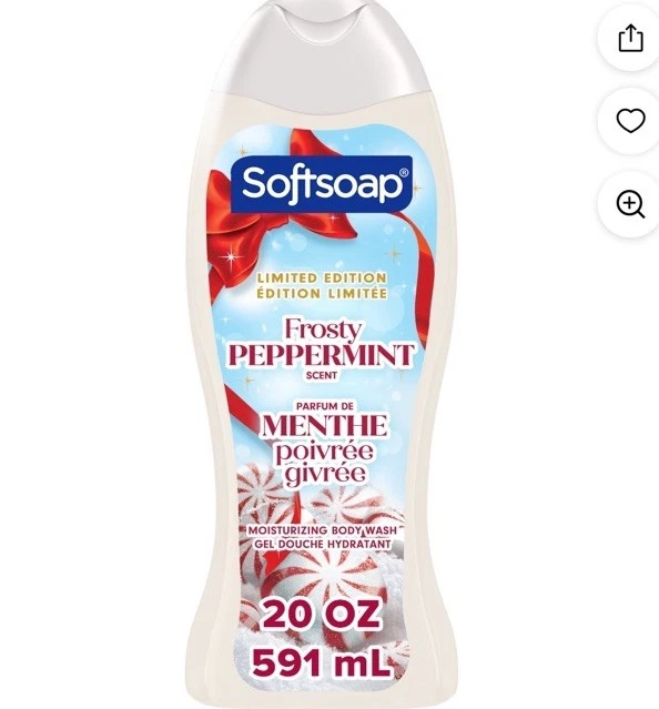 Мягкое мыло морозная мята праздничный ограниченный выпуск увлажняющее средство для тела, 20 унций - Изображение 1 из 4