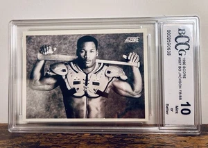 Bo Jackson BCCG 10 FOOTBALL & BASEBALL CARD 1990 Score #697 BO GRADED 10 bccg - Picture 1 of 2