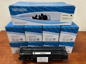 10pk - Cartucho de tóner compatible para Canon 125, HP 35A, CE285A 85A, CB436A 36A - Imagen 1 de 3
