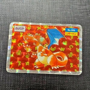 Charizard Topsun No.006 1995 Japanese Pokemon Prism Holo Vintage Rare F/S Japan - Picture 1 of 7