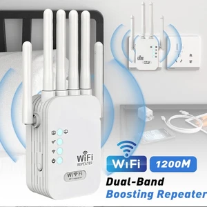 1200Mbps WiFi Range Extender Repeater WLAN Verstärker Router Signalverstärker - Bild 1 von 15