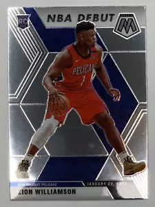 2019-20 Zion Williamson Panini Mosaic NBA Debut RC - Bild 1 von 2
