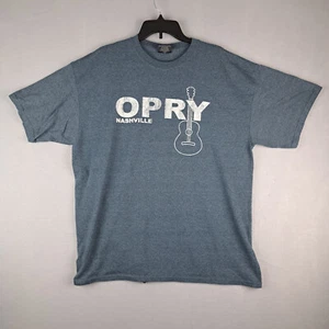 Grand Old Opry Mens Extra Large Gray Short Sleeve Graphic Tee Country Music - Picture 1 of 19