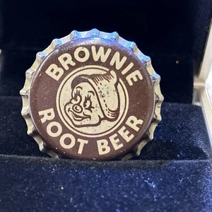 Vintage Brownie Root Beer Original Bottle Cap Cork Back UNUSED #16 - Picture 1 of 8