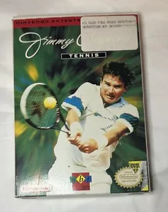 Jimmy Connors Tennis (Nintendo Entertainment System, 1993) NES Game & Box - Picture 1 of 8