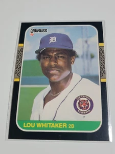 LOU WHITAKER 1987 Donruss #107.   TIGERS - Picture 1 of 2