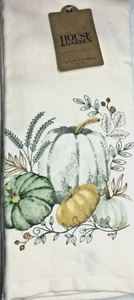 HAUS & GARTEN KÜCHENTÜCHER (2) JAPANISCHE PAGODE BLAU ROSA GRÜN BAUMWOLLE NEU MIT ETIKETT - Bild 1 von 4