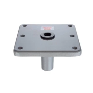 Boat Seat Mount Pedestal 7x7 Heavy Duty 3/4 Pin Marine Post Plate Base Aluminum - Picture 1 of 10