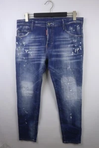 DSQUARED2 Denim SKATER JEAN Blue Slim Skinny Jeans Size 50 - Picture 1 of 20