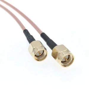10cm to 300cm SMA Male to SMA Male PIGTAIL Jumper Extension Cable RG316 UK Sell - Picture 1 of 9