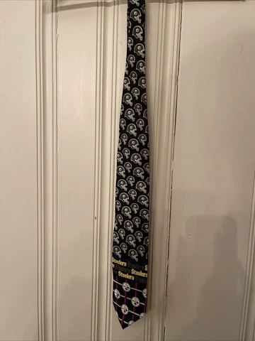 NFL Vintage Pittsburgh Steelers Football Team Standard Men’s Tie Team Logo Cover