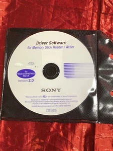 PC Sony Driver for Memory Stick Reader / Writer Driver Software 2.0 - Picture 1 of 1