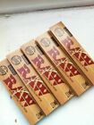 RAW King Size Slim Rolling Papers 5 Booklets = 160 Papers