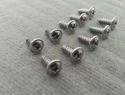 1962 - 67 CHEVY II NOVA SS COUPE Door Vent Window Chrome Diecast Bar Screws 10pc Foto 1 de 4
