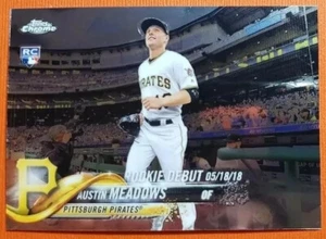 🔥🔥AUSTIN MEADOWS🔥💎(*(*_ROOKIE CARD_*)*)💎🔥2018 Topps🔥CHROME🔥UPDATE🔥 - Bild 1 von 12