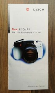 Leica R8 Camera Sales Brochure Pamphlet