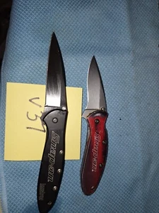 2 Kershaw SNAP-ON KNIVES   U.S.A.  Camping   Fishing      Lot V37 - Picture 1 of 4