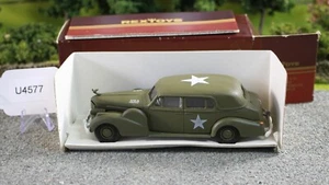 Rextoys Green Cadillac V16 1938-1940 US Air Force Very Good FNQHotwheels U4577 - Picture 1 of 10