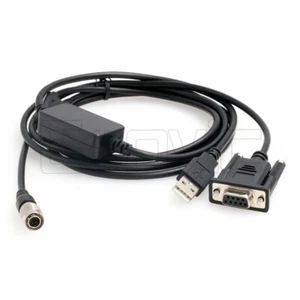 Nikon DTM C100 Totalstation Serielles Datenkabel Hirose 6 Pin auf USB D9 Computer - Bild 1 von 3